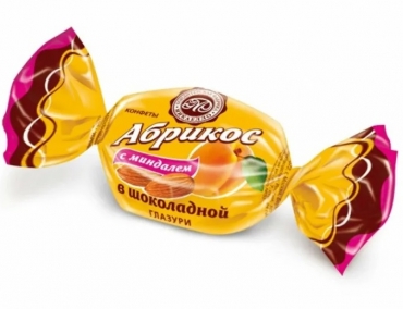 Абрикос в шоколаде с миндалем