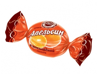 Апельсин в темной глазури