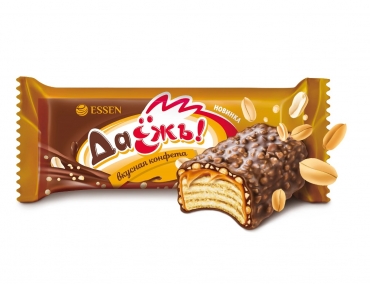 ДаЁжъ с карамелью, арахисом и криспи