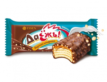 ДаЁжъ с карамелью, сливками и криспи