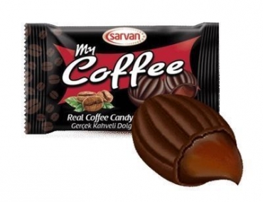 Карамель SARVAN MY COFFEE с кофейной начинкой ЧЕРНЫЙ