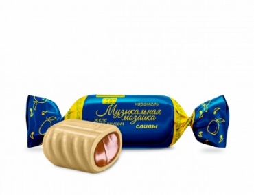 Музыкальная мозаика желе со вкусом сливы